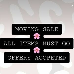 Moving sale!! Will be accepting all reasonable offers! Bundles welcomed!